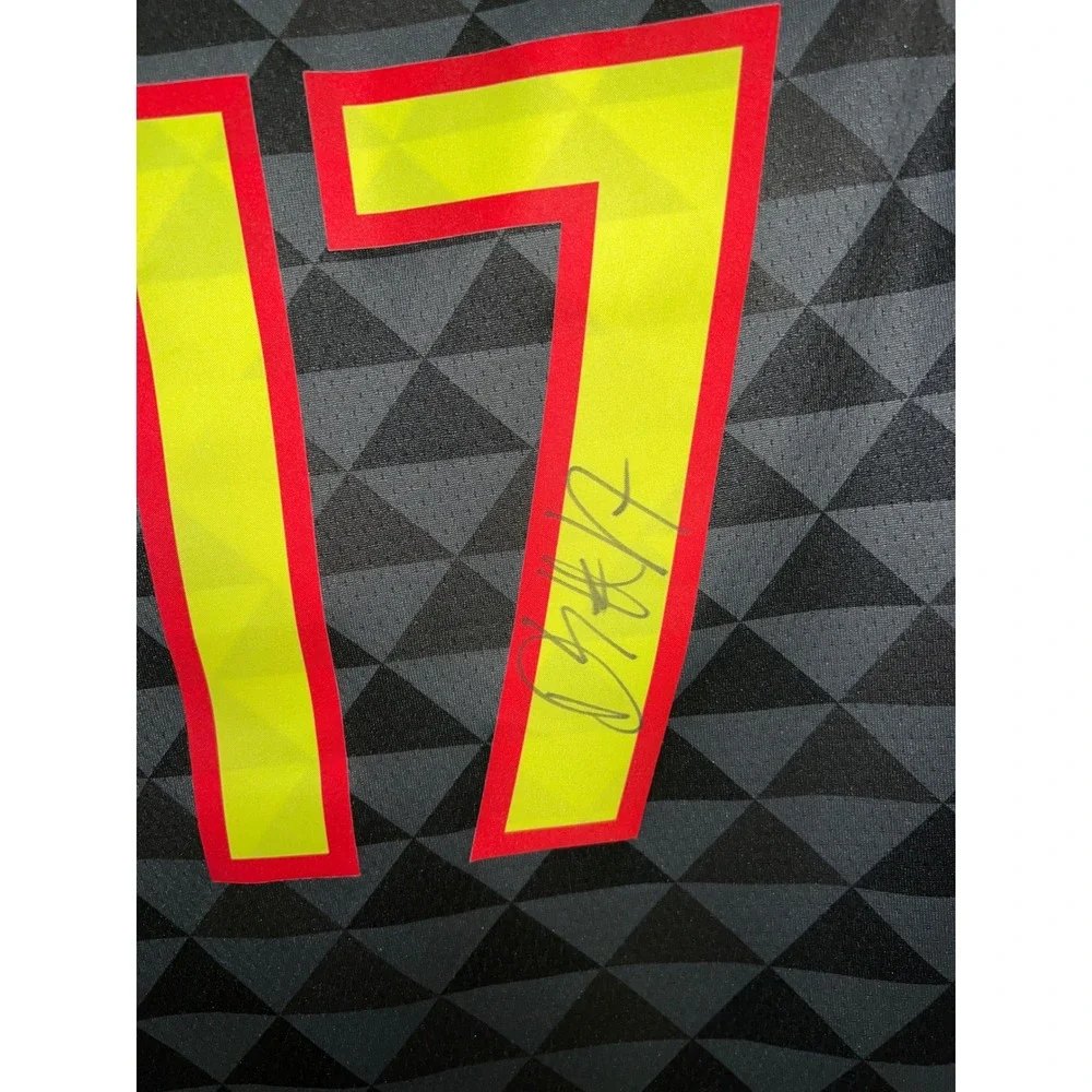Nike Atlanta Hawks Dennis Schroder 17 Signed Swingman Jersey Mens 48 Large Black